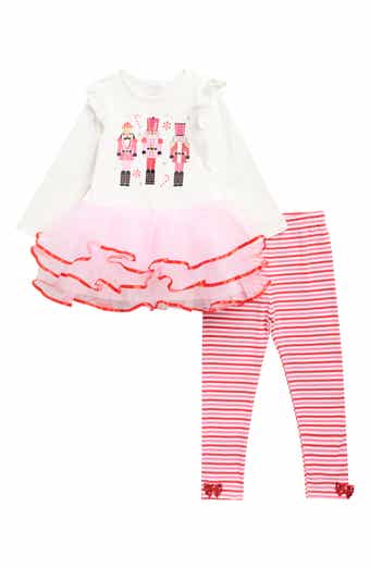 Kids' Nutcracker Tutu Top & Leggings Set