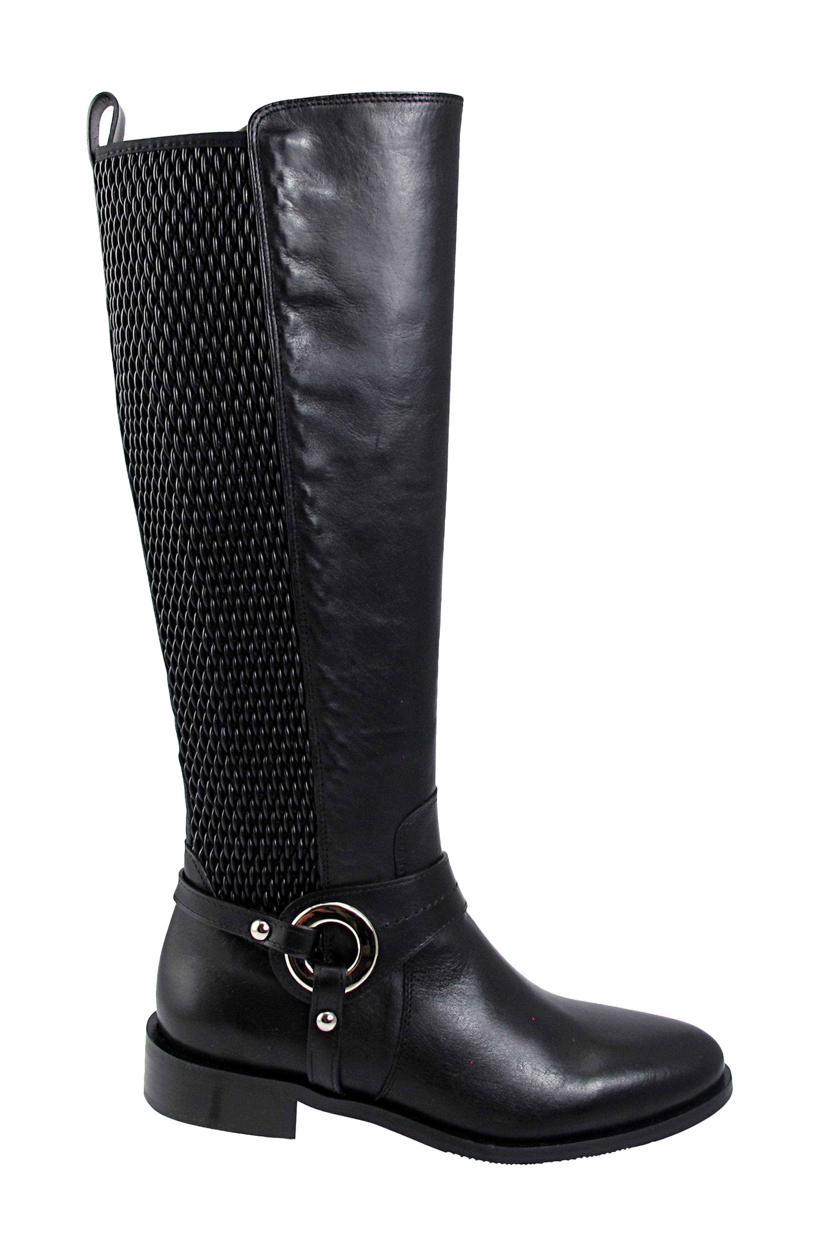 Brianna Knee High Boot, Alternate, color, ONYX