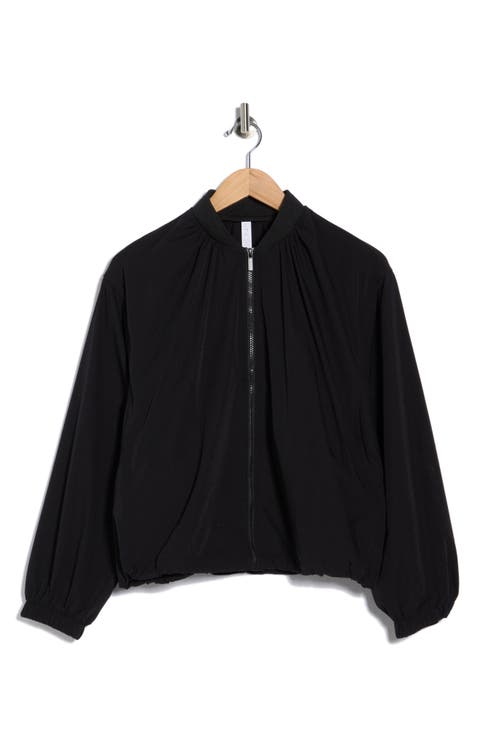 Inbound Ruched Bomber Jacket
