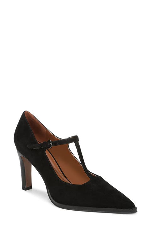 Atley T-Strap Pointed Toe Pump (Women)