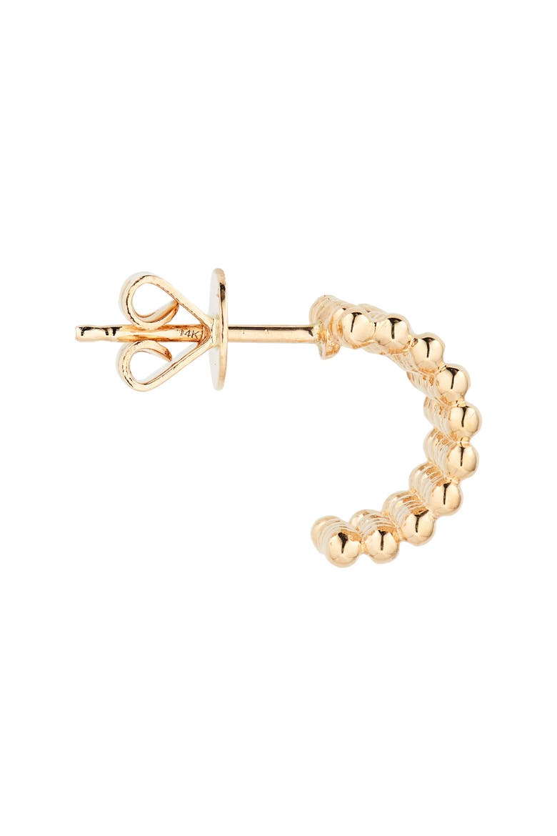 Poppy Rae Pebble Hoop Earrings, Alternate, color, YELLOW GOLD