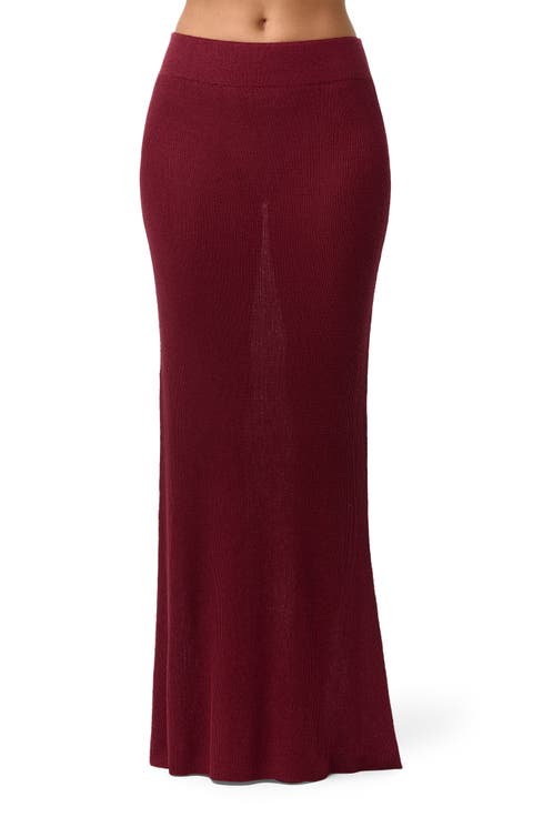 Knit Maxi Skirt