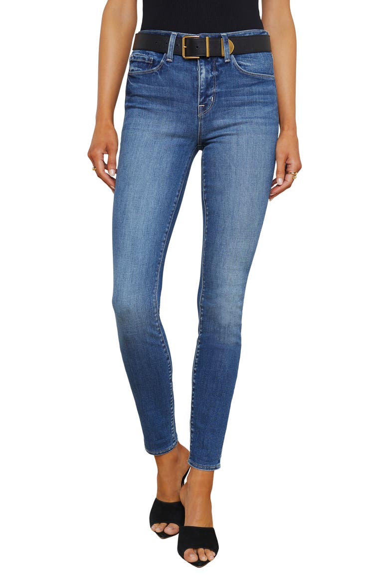 Marguerite High Waist Skinny Jeans, Main, color, CAMBRIDGE
