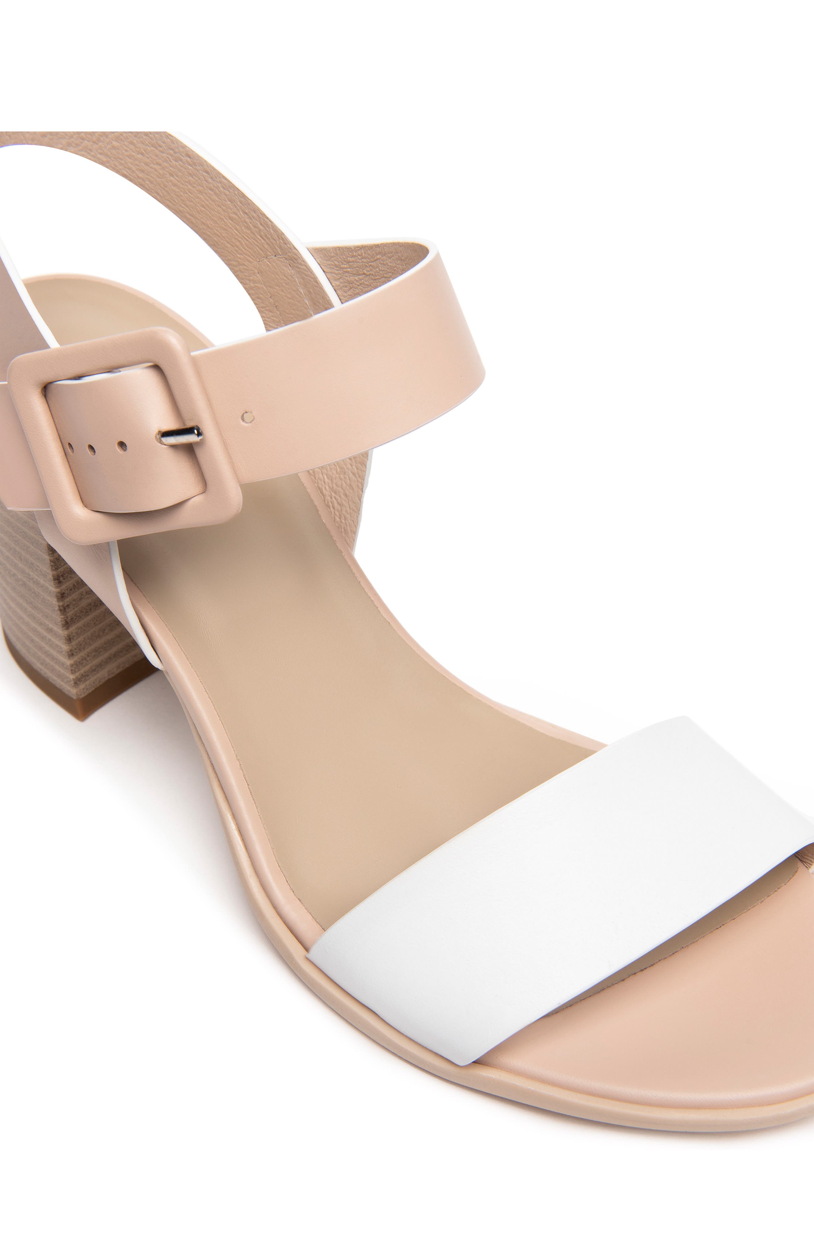 NeroGiardini City Colorblock Ankle Strap Sandal, Alternate, color, 