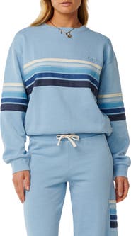 Rip Curl Surf Revival Relaxed Striped Sweatshirt