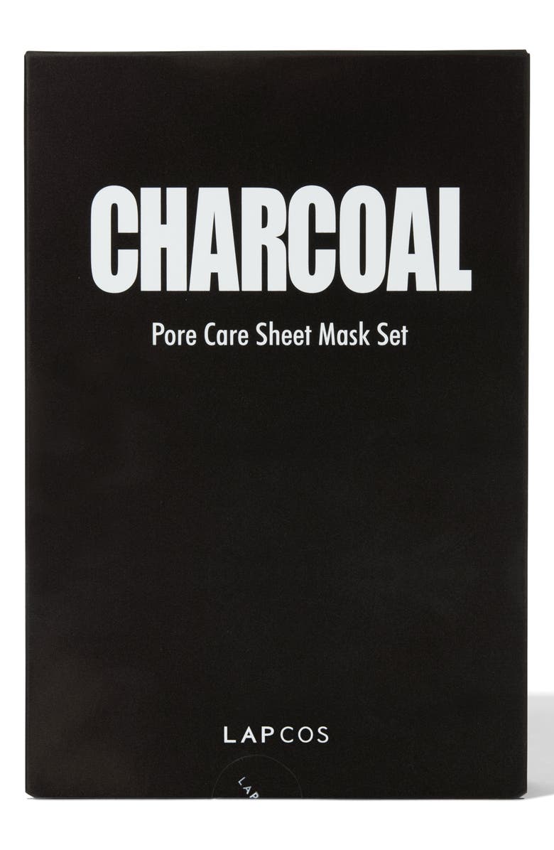 LAPCOS Charcoal Pore Care Sheet Mask, Alternate, color, Black