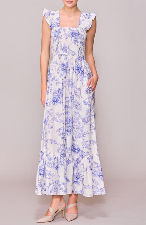 Floral Print Maxi Dress