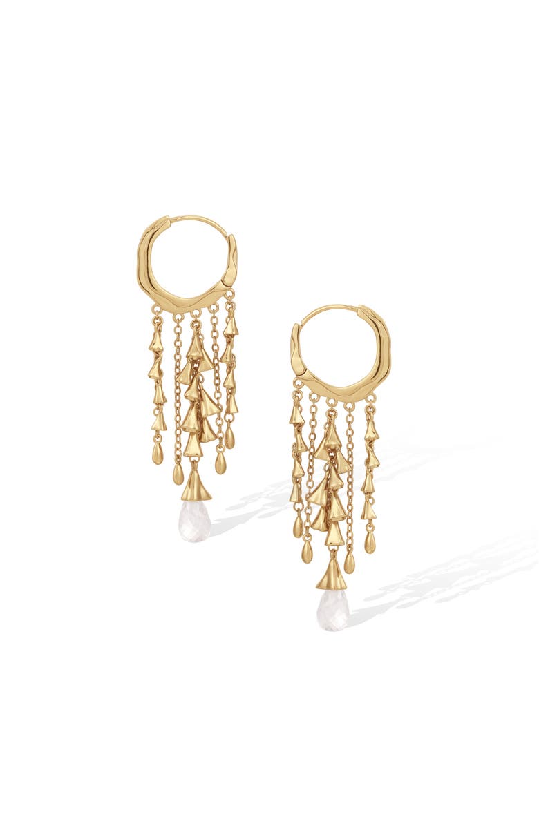 RC RETRO CHIC Aeolian Echo Tassels Earrings, Main, color, Gold