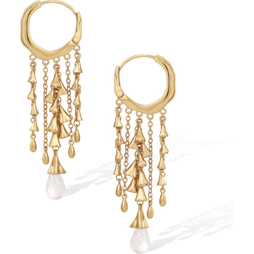 Rc Retro Chic Aeolian Echo Tassels Earrings In Gold