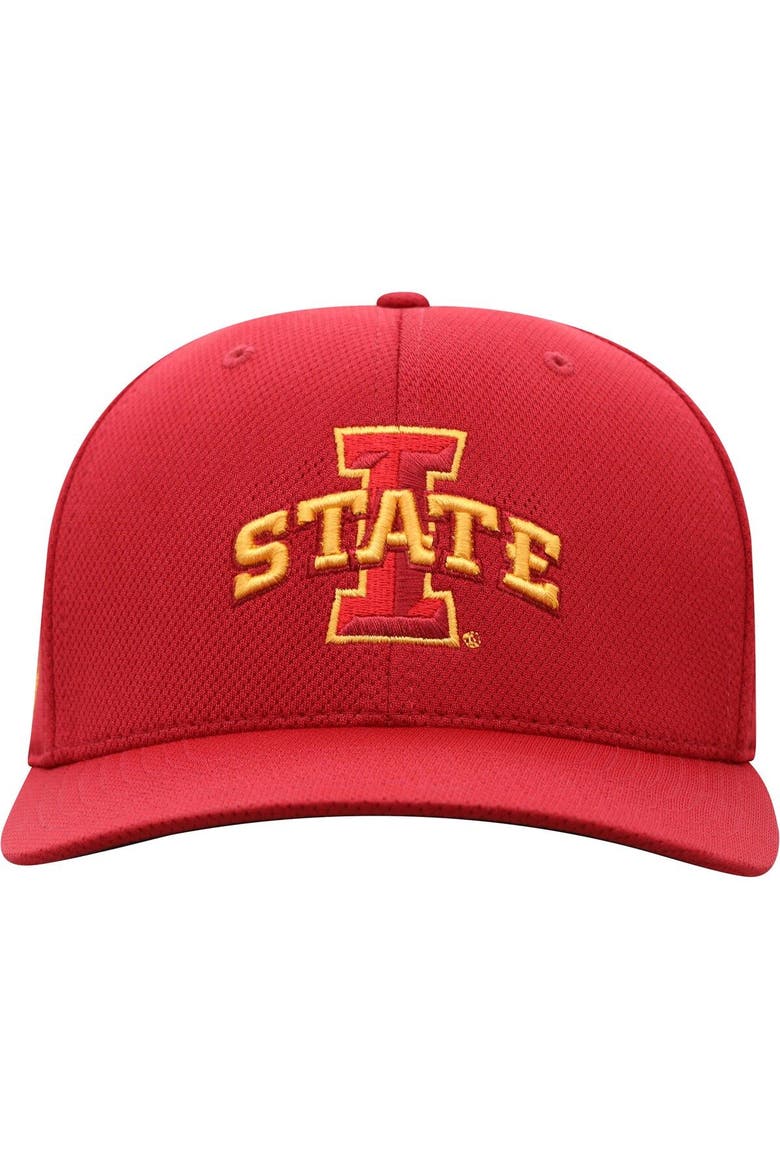 Men's Top of the World Cardinal Iowa State Cyclones Reflex Logo Flex Hat, Alternate, color, Cardinal