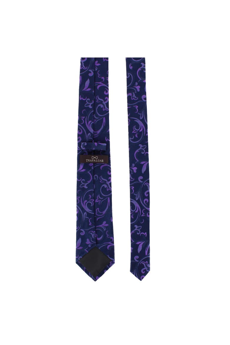 Christian the Romantic Brocade Silk Necktie, Alternate, color, Purple