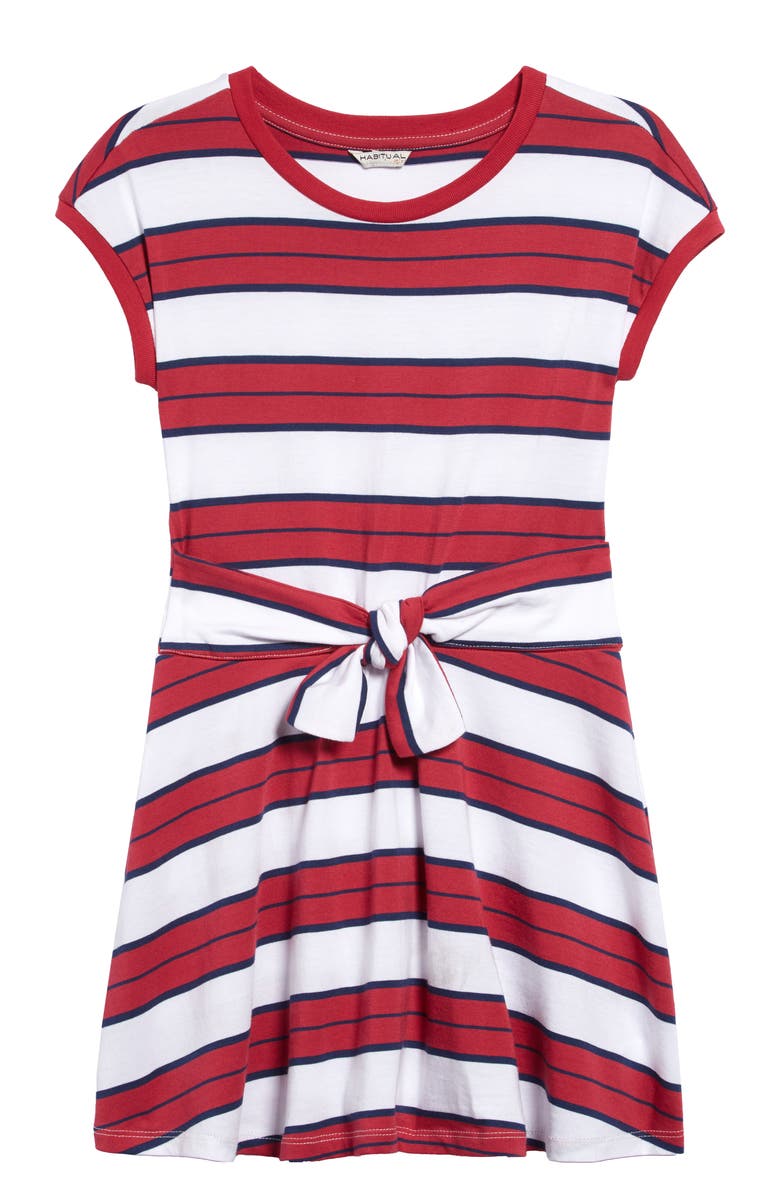 Habitual Girl Habitual Front Tie Knit Dress, Main, color, 