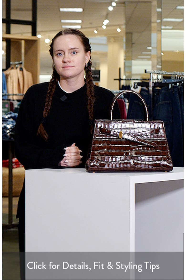 Croc Embossed Dash Bag video