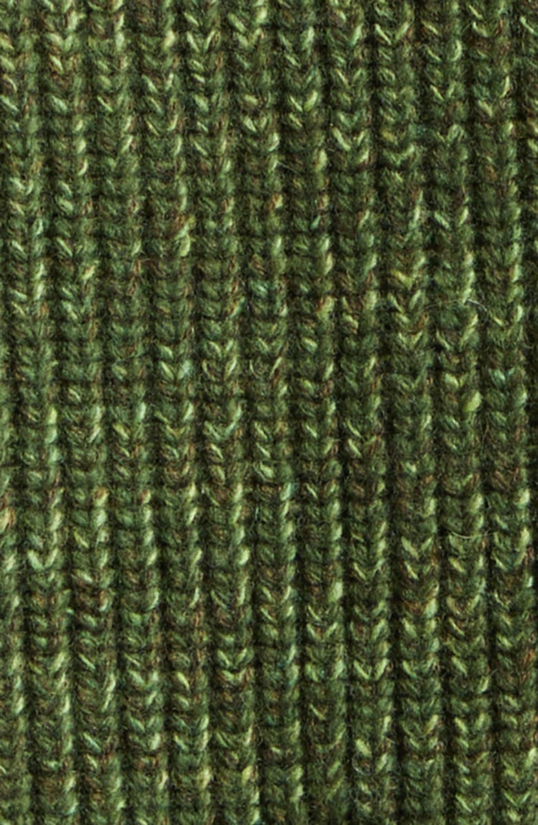 Waste Yarn Project Patti Colorblock Mélange Cardigan, Alternate, color, Tonal Green