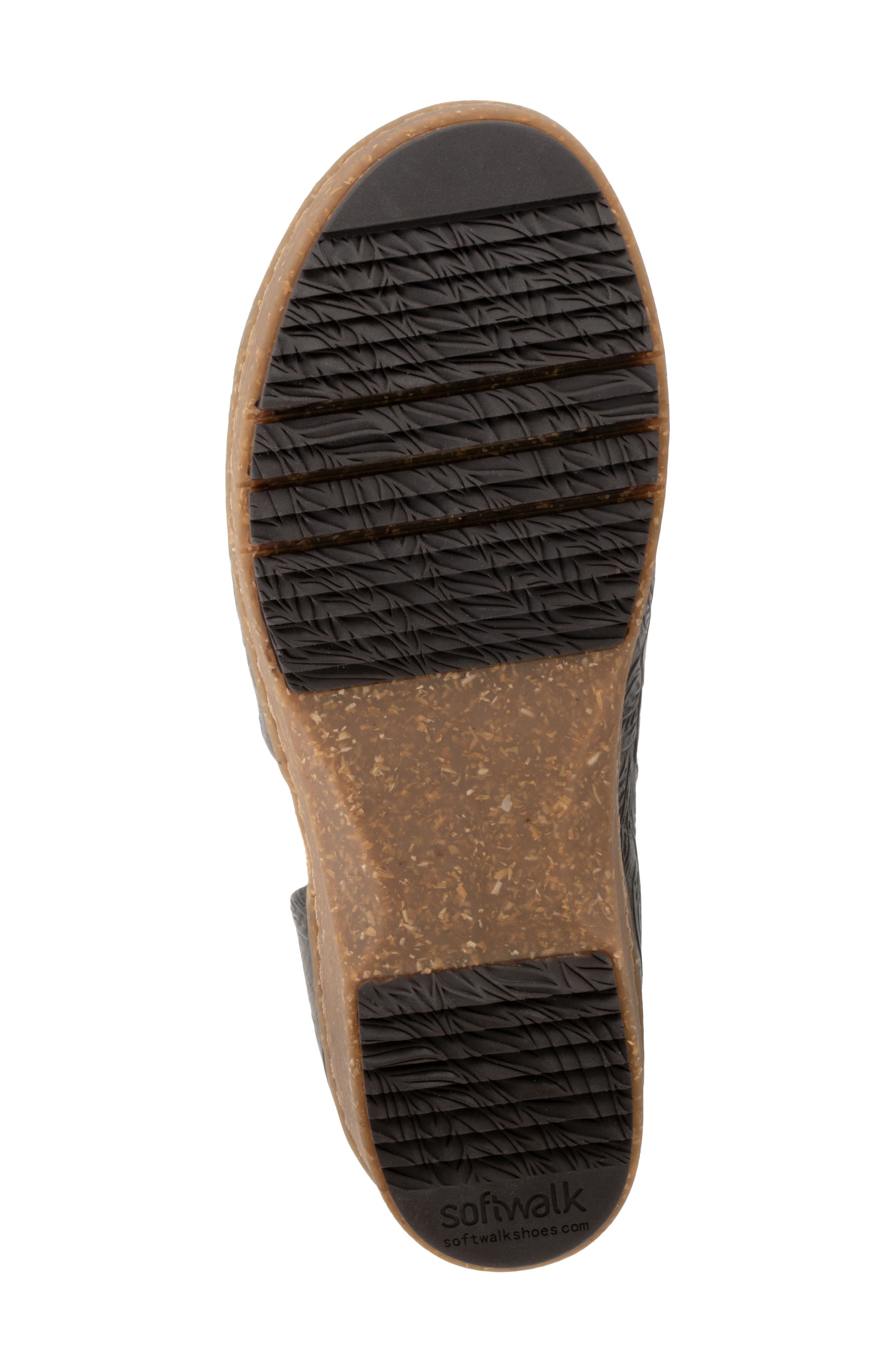 SoftWalk<sup>®</sup> Addie Half d'Orsay Platform Clog, Alternate, color, Black Floral