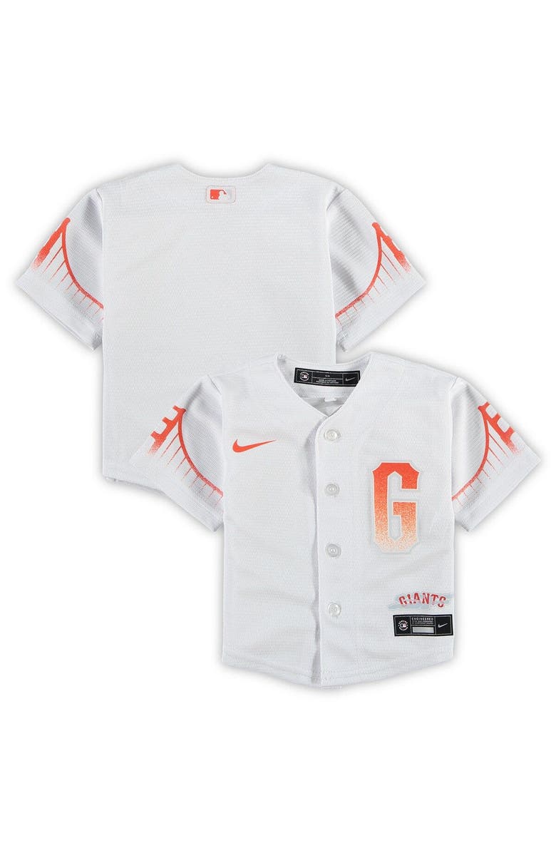 Nike Infant Nike White San Francisco Giants 2021 City Connect Replica Jersey, Main, color, 