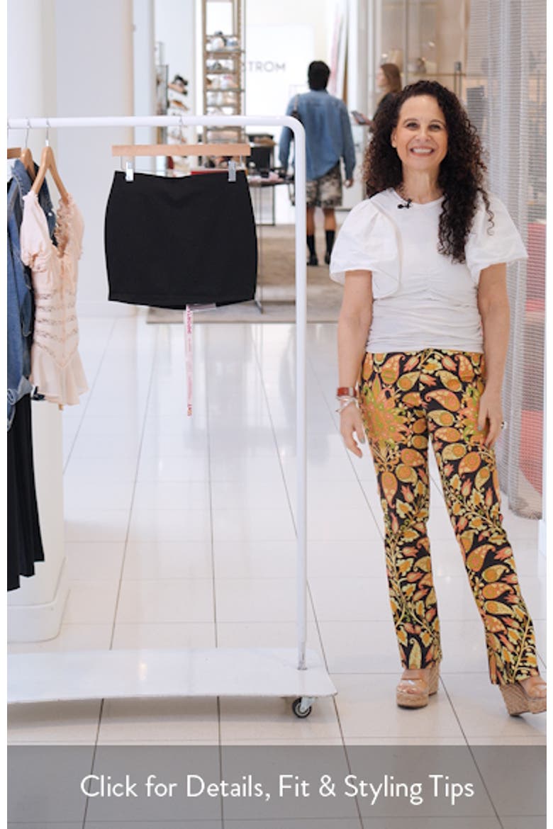The Mini Skirt Ponte Skort video