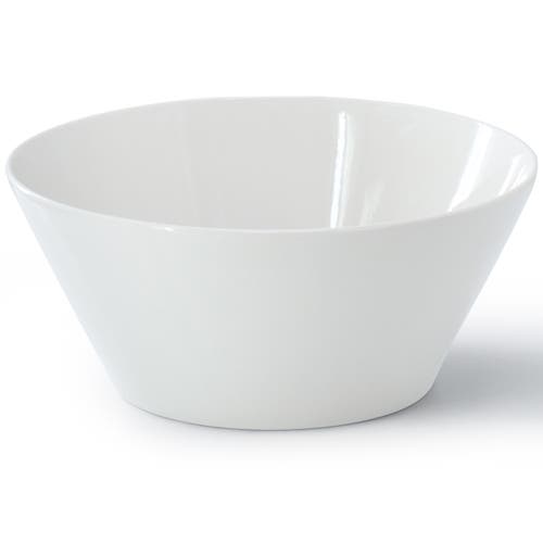 Gibson Home Great Essentials 9.4 Inch Round Fine Ceramic Meal Bowl In White