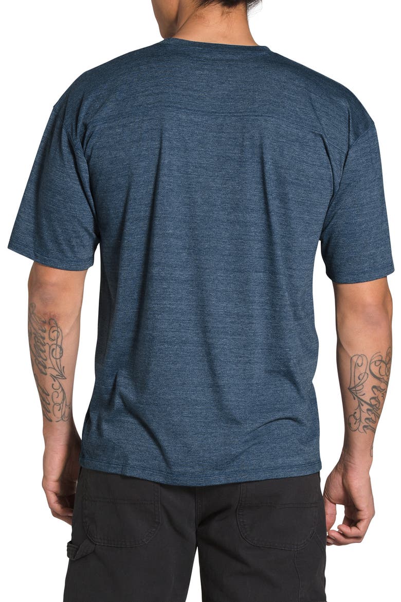 Field Crewneck T-Shirt, Alternate, color, SHADY BLUE HEATHER