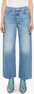 MOTHER The Dodger Embroidered Flood Wide Leg Jeans
