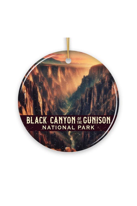 Black Canyon Of The Gunnison Sunset Vista Ornament