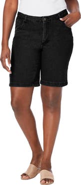 Jessica London Classic Cotton Denim Shorts