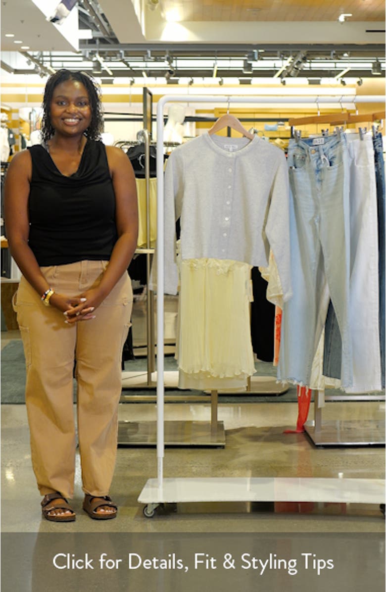 Coco Sport Stretch Cotton Cardigan, sales video thumbnail