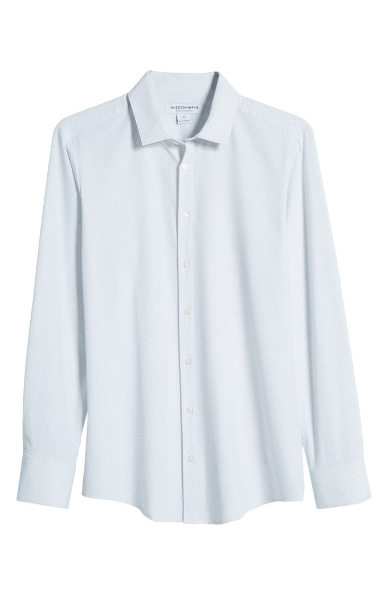 Mizzen+Main Leeward Trim Fit Ditsy Medallion Button-Up Performance Shirt, Alternate, color,