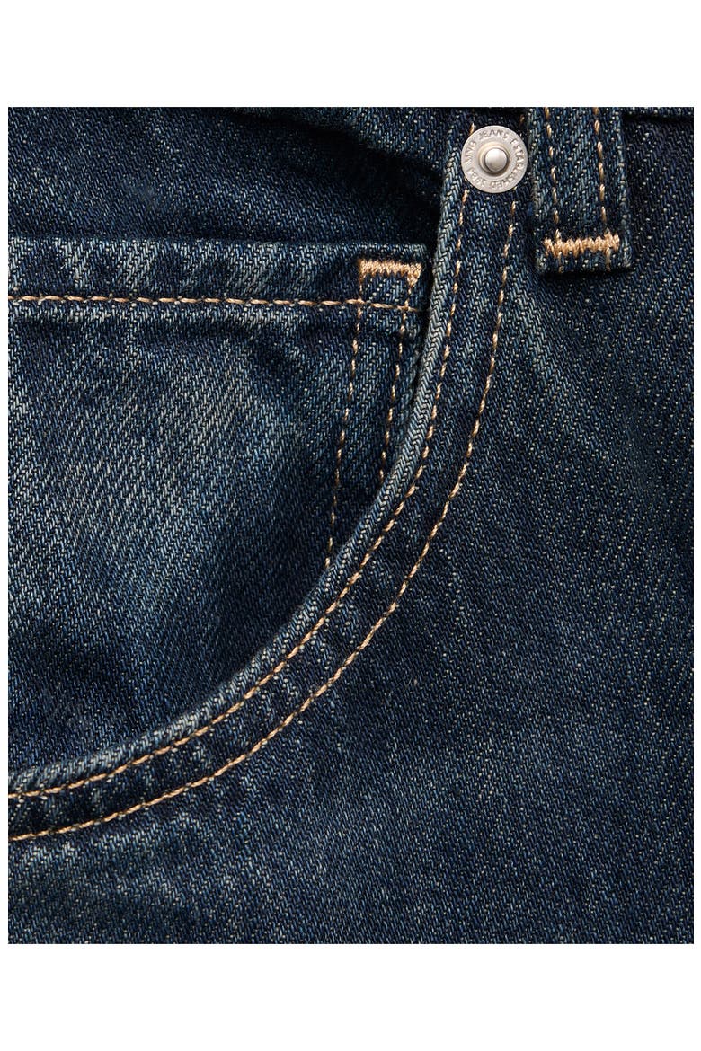 Mid Rise Balloon Leg Jeans, Alternate, color, DARK VINTAGE BLUE
