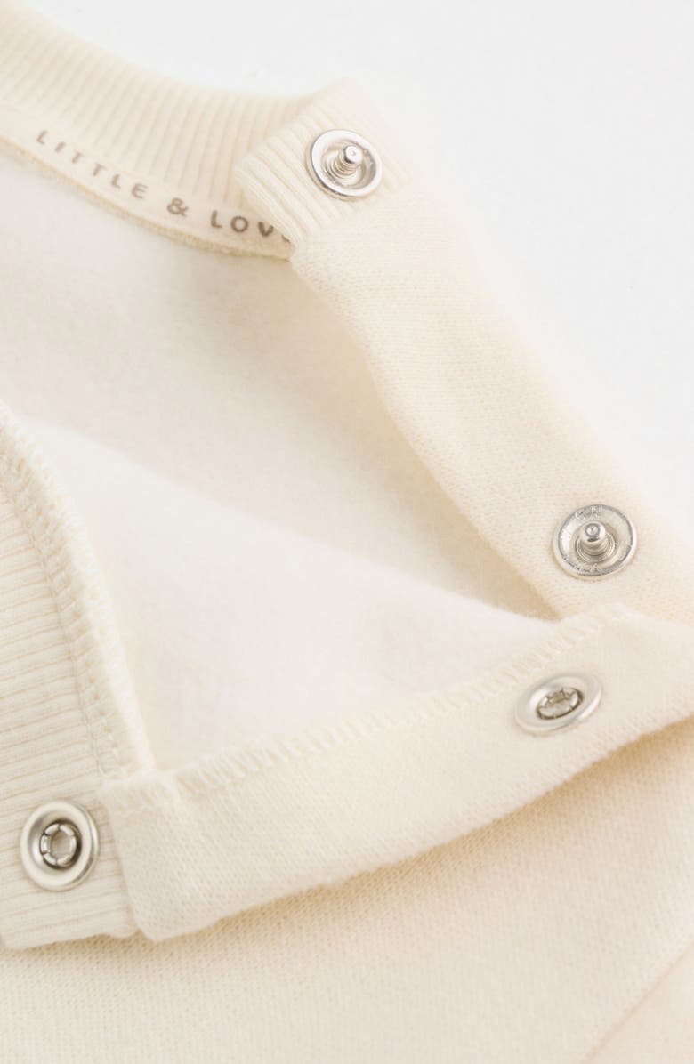 NEXT Embroidered Sweatshirt & Check Pants Set, Alternate, color, Neutral