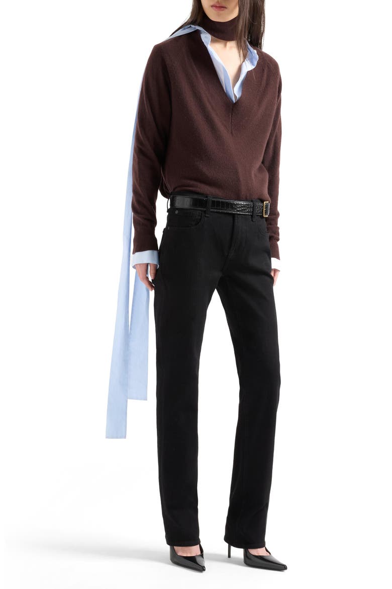 The Slim Straight Leg Jeans, Alternate, color, SOHO NIGHT