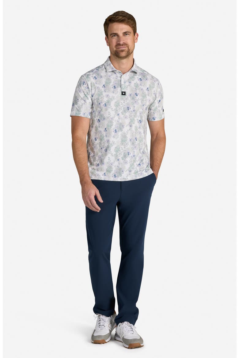 Core Floral Performance Golf Polo, Alternate, color, NEW MOON