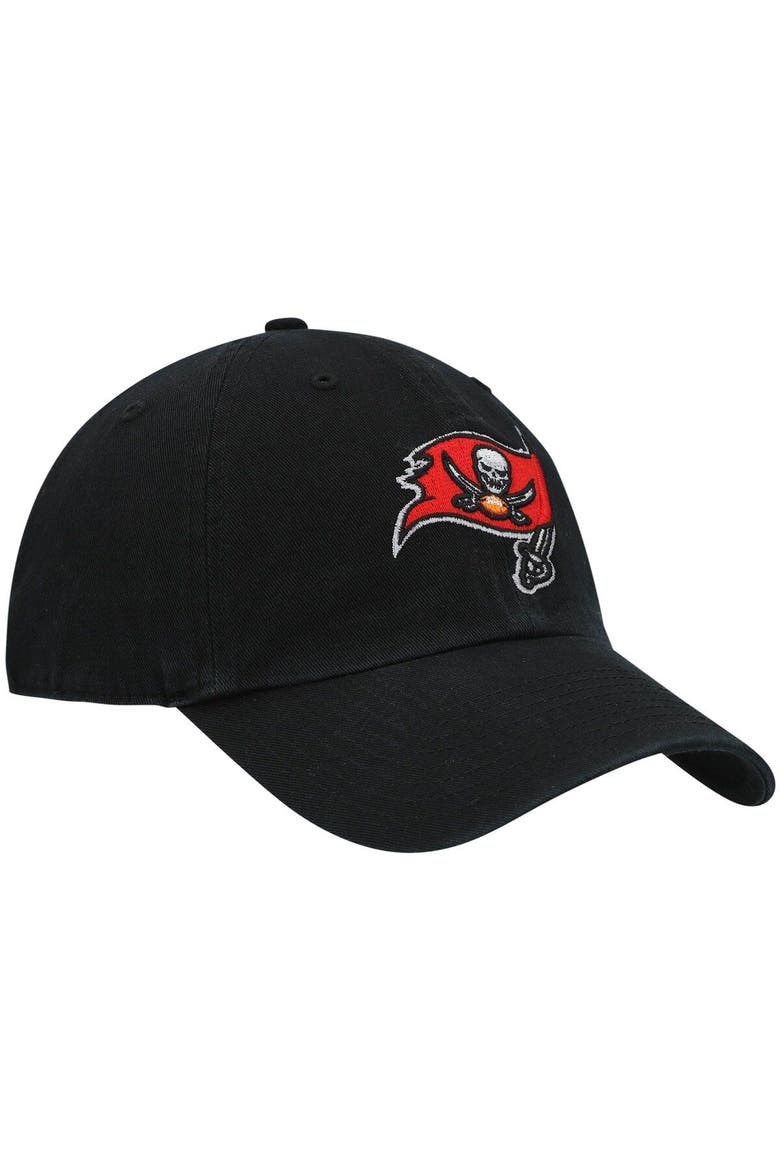 Men's '47 Black Tampa Bay Buccaneers Secondary Clean Up Adjustable Hat, Alternate, color, Black