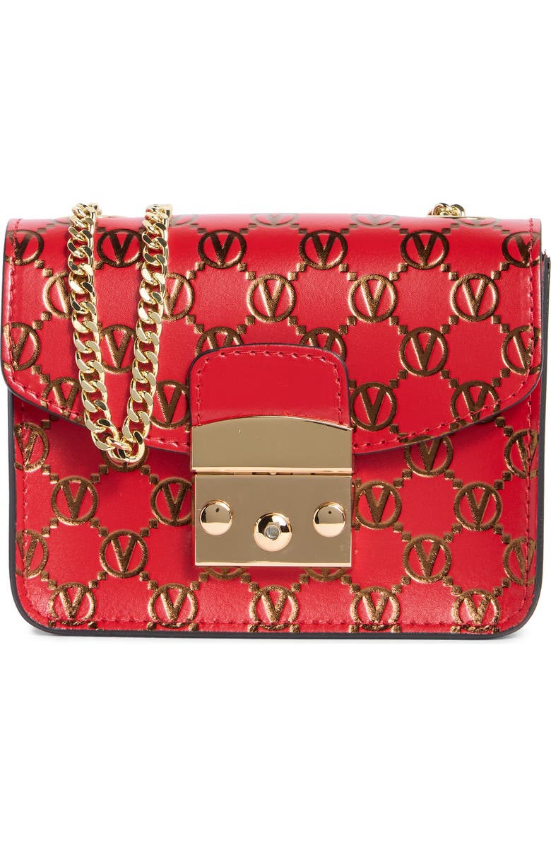 VALENTINO BY MARIO VALENTINO Bijou Monogram Chain Crossbody Bag, Main, color,
