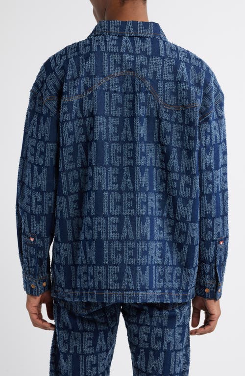 Icecream Echo Oversize Fil Coupé Button-up Shirt Jacket