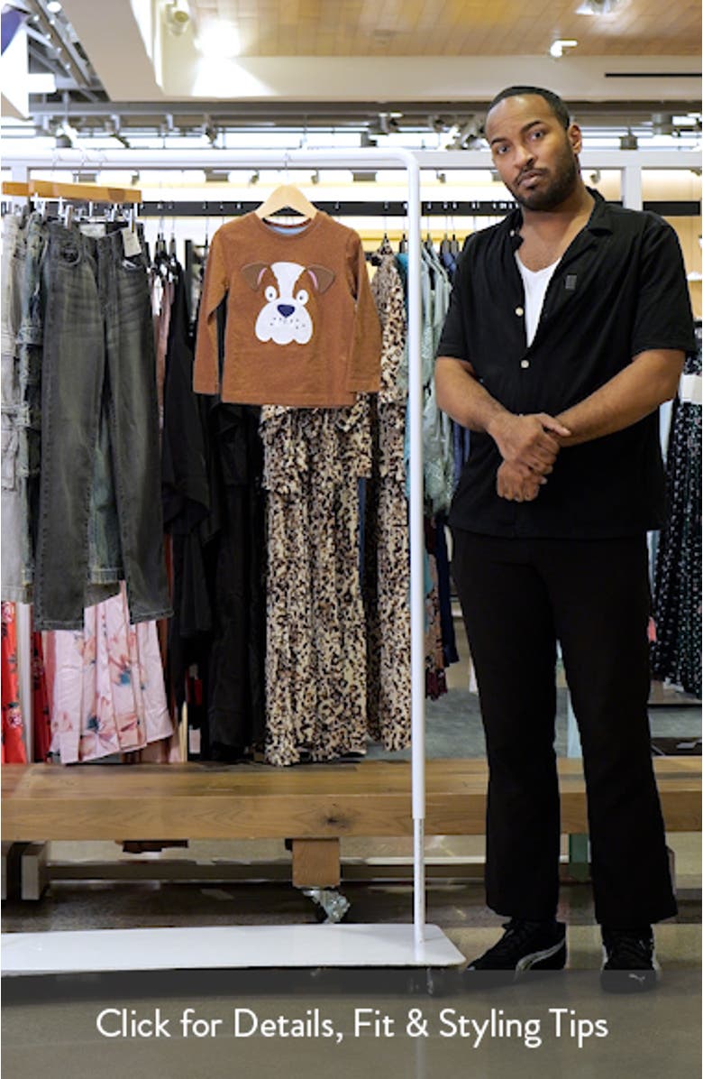 Kids' Fun Appliqué Long Sleeve Cotton T-Shirt, sales video thumbnail