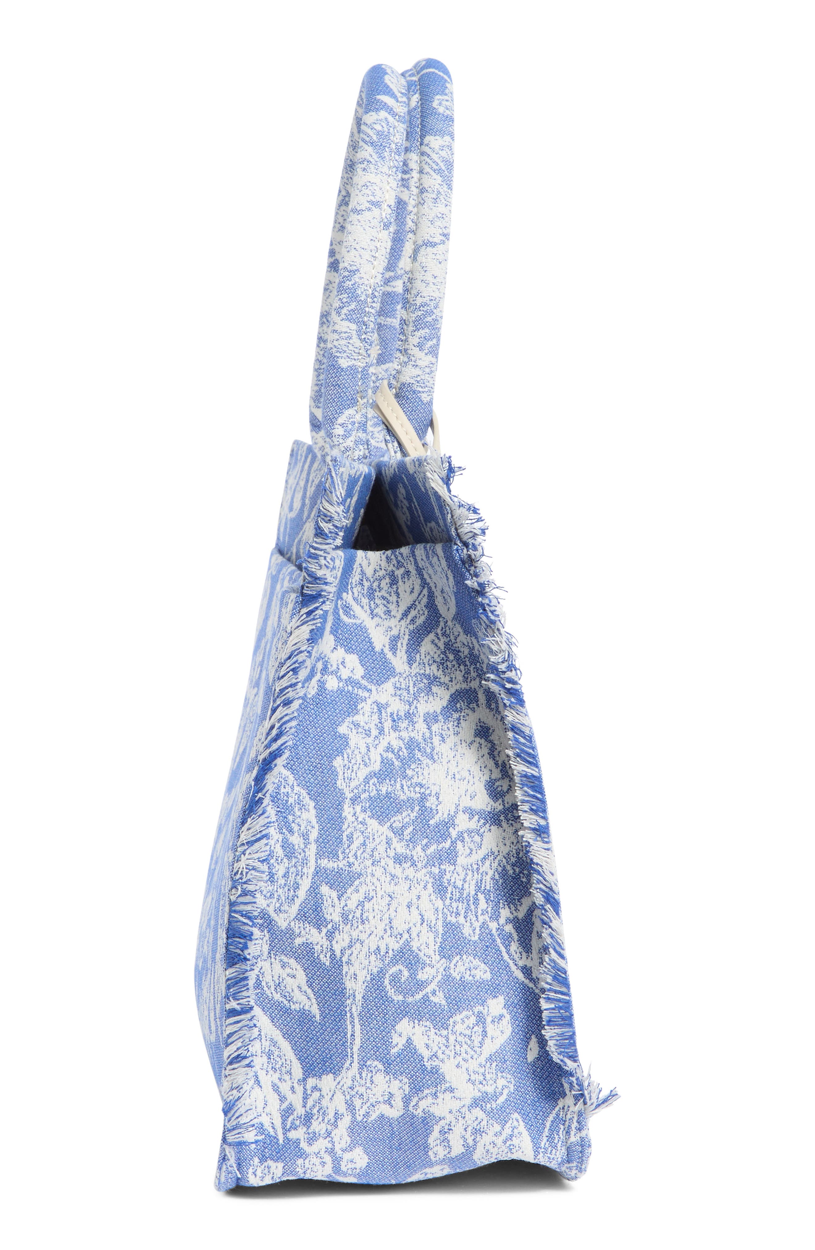 Vince Camuto Zhury Jacquard Tote, Alternate, color, Blue