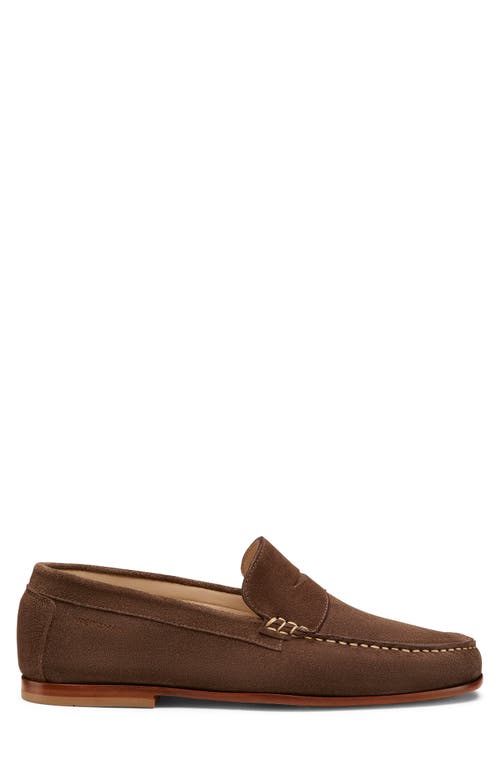 Stuart Weitzman Brady Penny Loafer In Espresso
