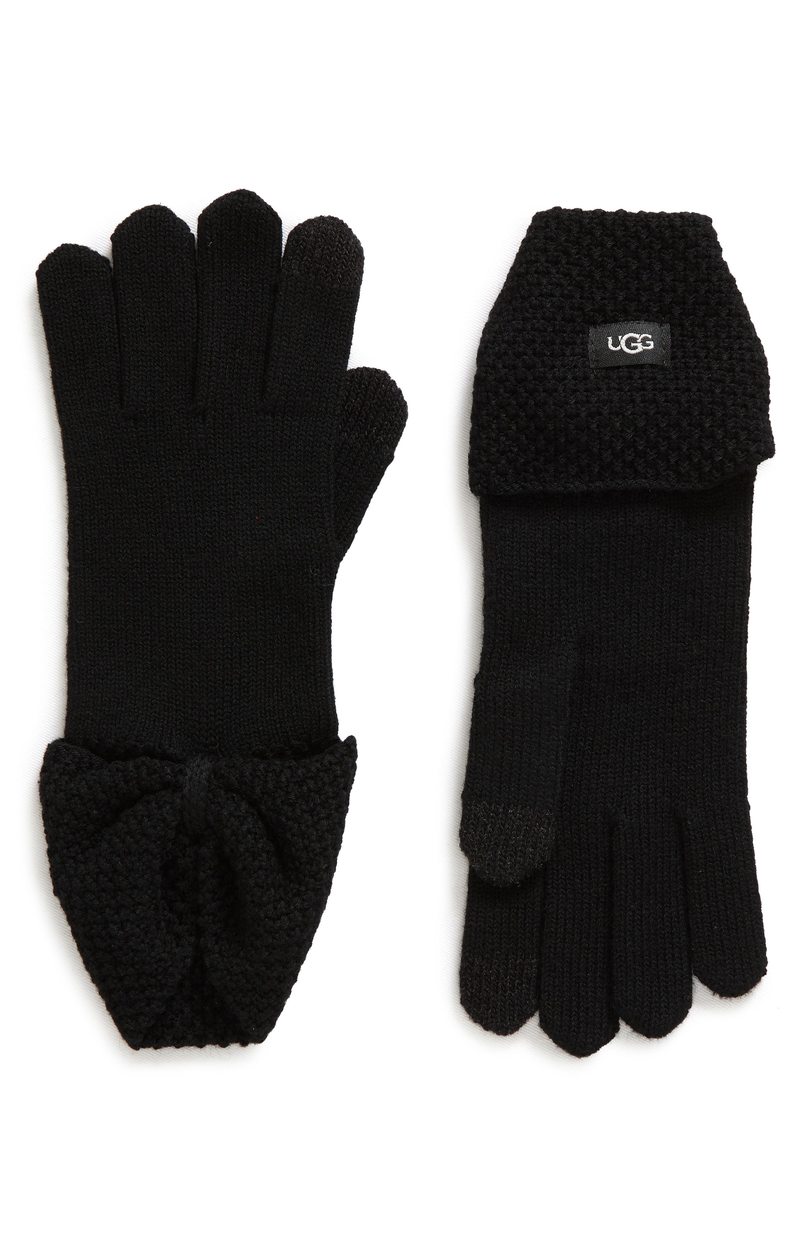 Bow Knit Gloves