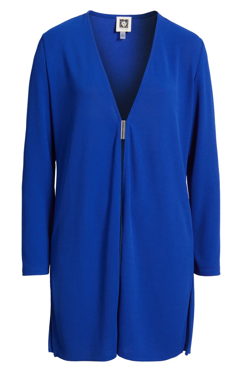 Anne Klein Front Clasp Textured Cardigan, Alternate, color, 