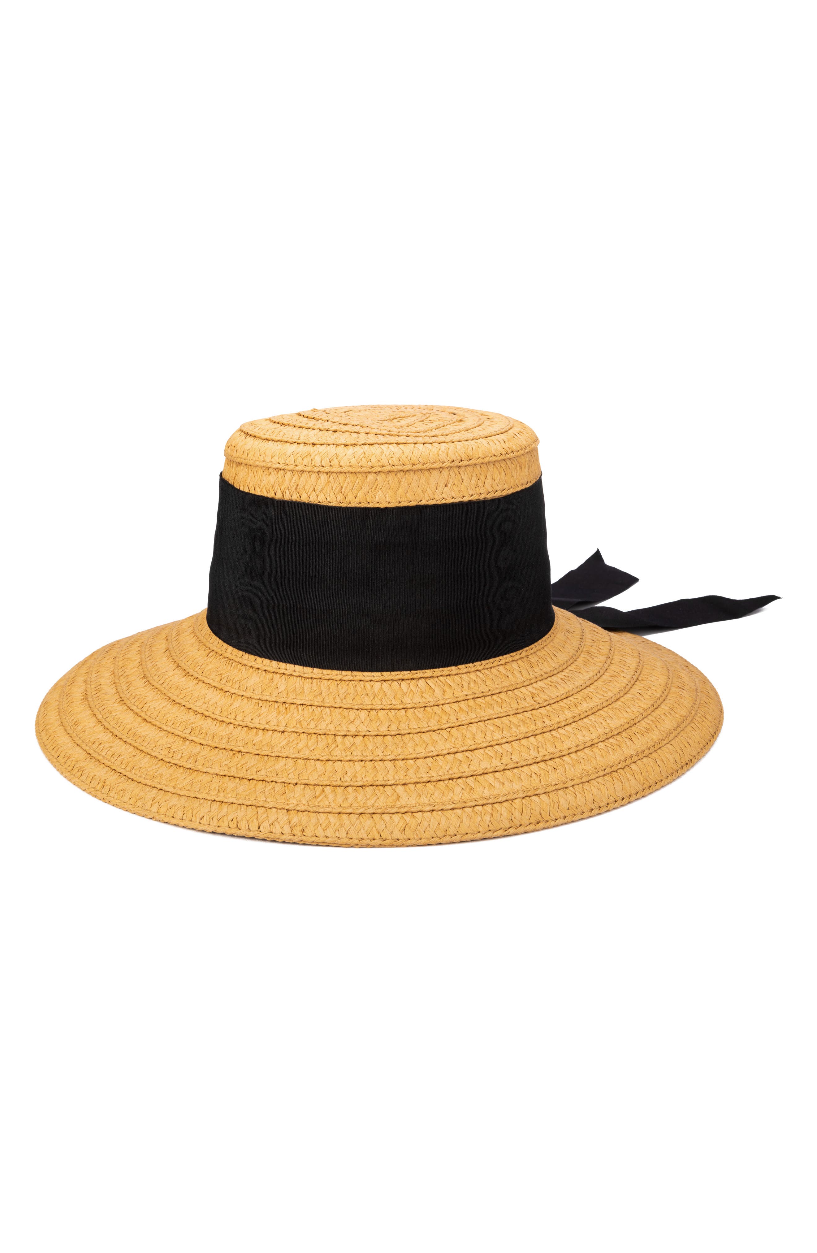 Ring Ribbon Top San Diego Hat Ribbon Wide Brim Hat (Women) | Nordstromrack