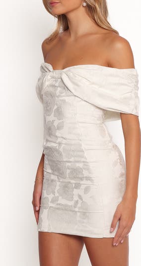 Kaeli Floral Jacquard Minidress