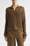 Max Mara Cotton Mesh Cardigan
