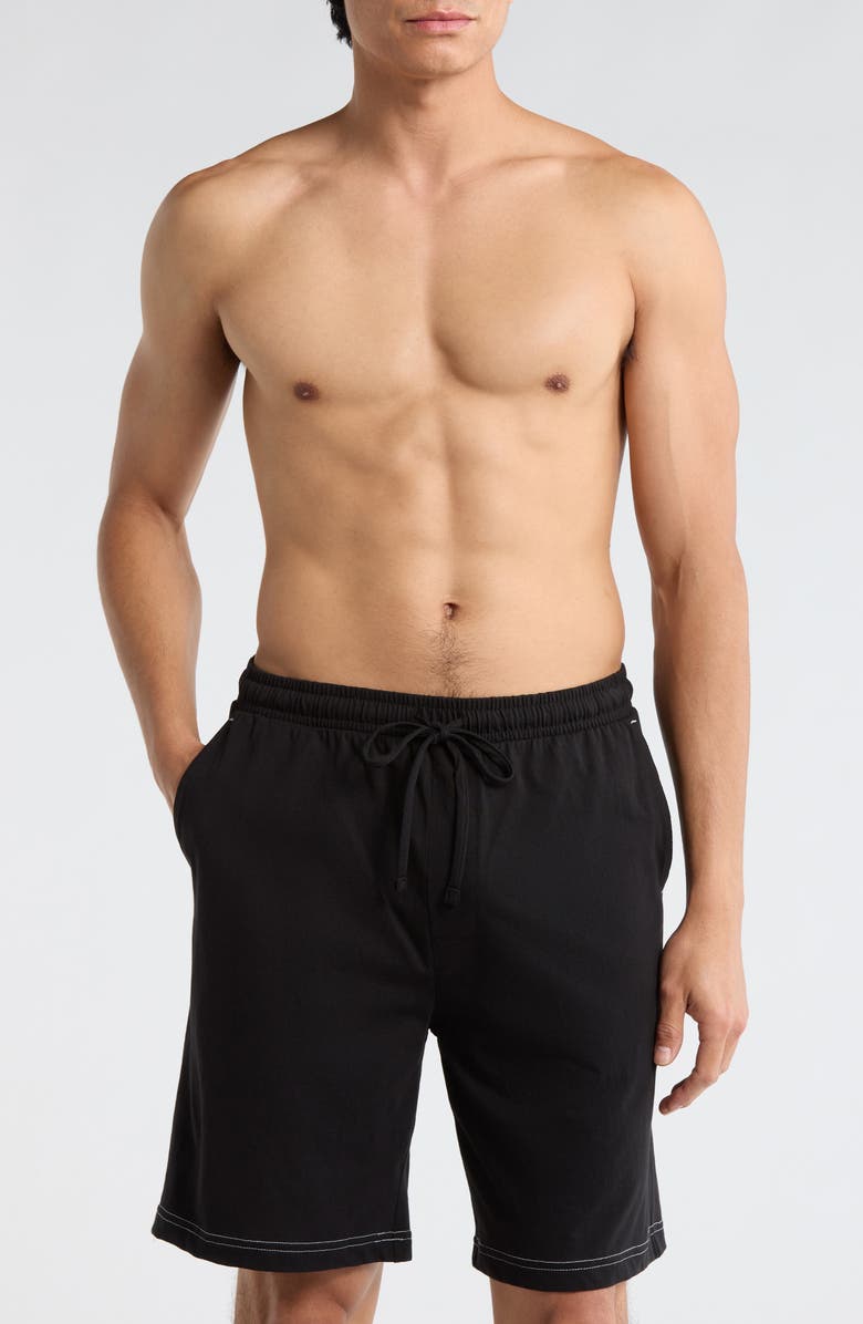 Majestic International Cotton Jersey Pajama Shorts, Main, color, 