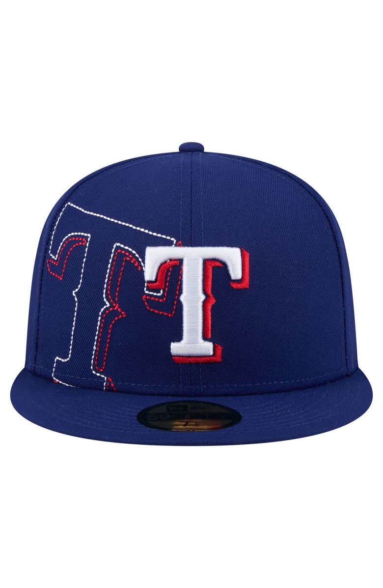 New Era Men's New Era Royal Texas Rangers Yarn Stitch 59FIFTY Fitted Hat, Alternate, color, Royal