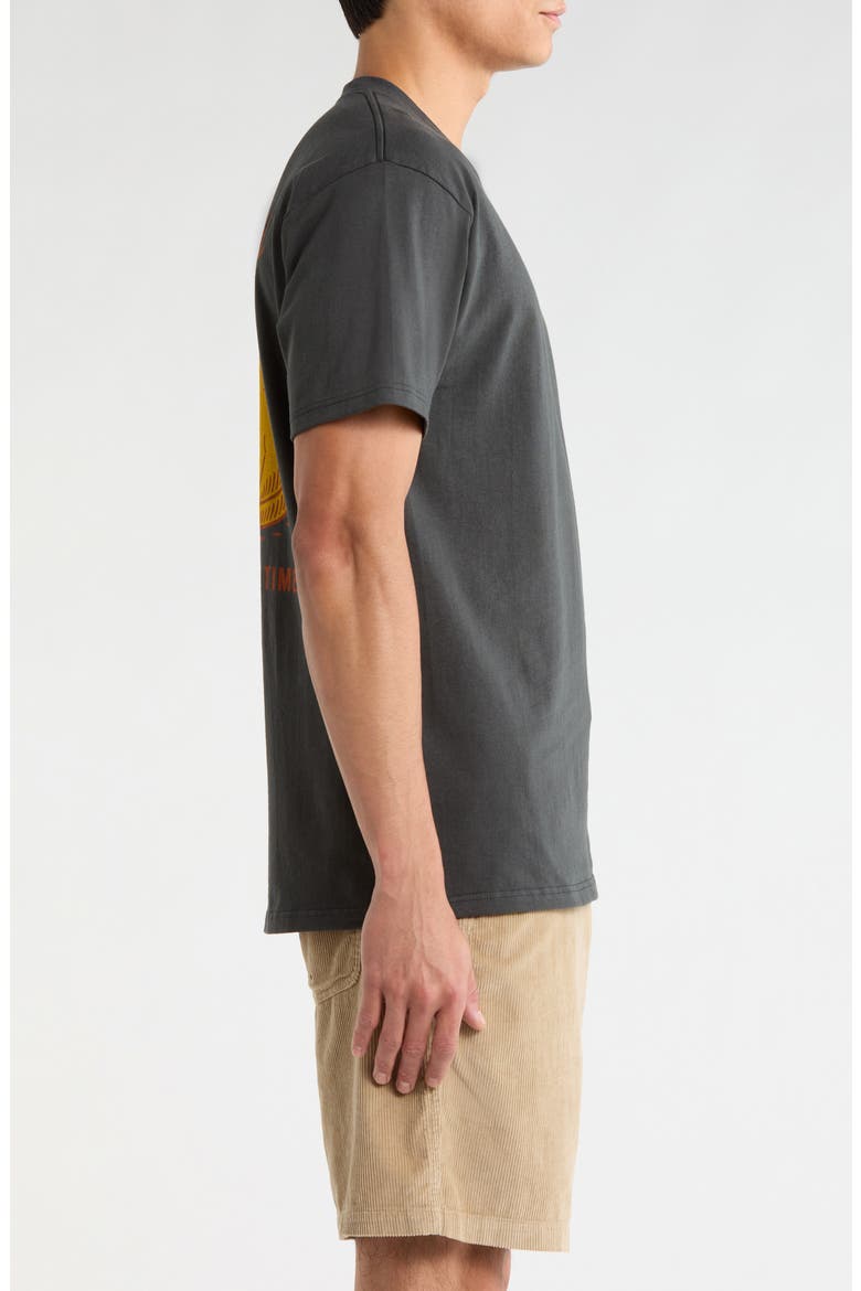 Smokey Graphic Print Cotton T-Shirt, Alternate, color, COAL
