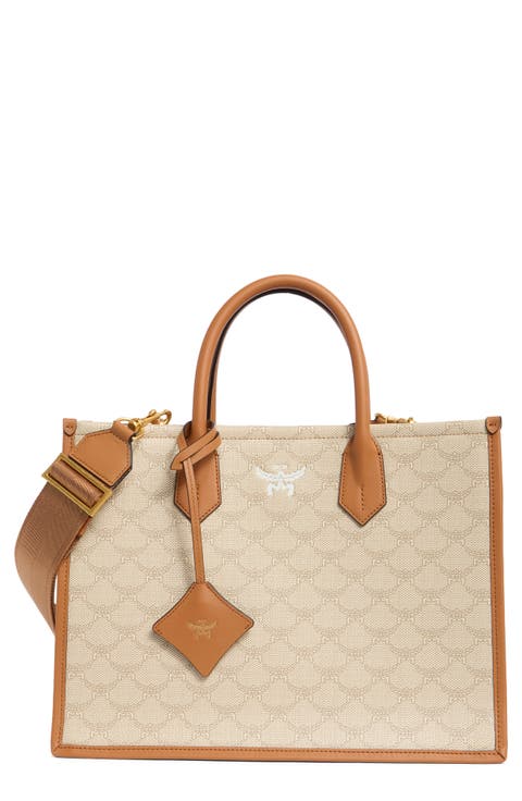 Medium Himmel Lauretos Coated Canvas Tote
