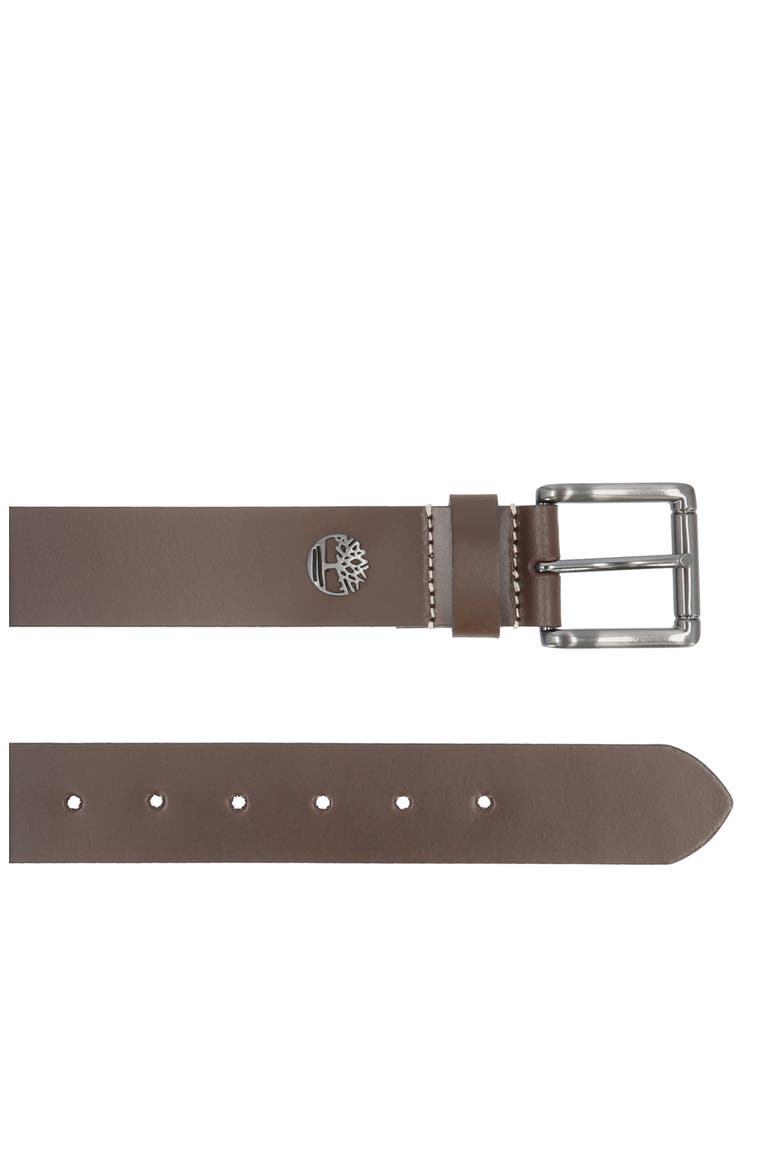 Leather Belt, Alternate, color, BROWN