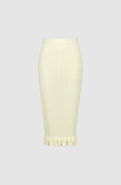 SAEMDI Sunny Rib Knit Pencil Skirt