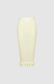 SAEMDI Sunny Rib Knit Pencil Skirt